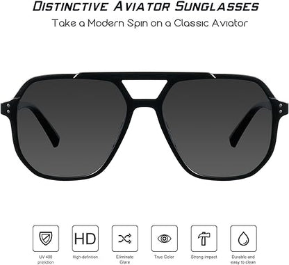 mosanana Oversized Polarized Sunglasses - Oversized Style
