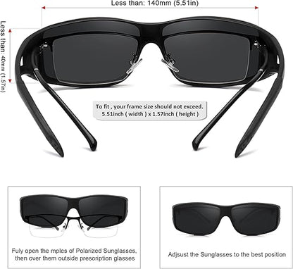 MEETSUN Polarized Frame Sunglasses - Classic Style