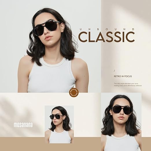 mosanana Oversized Polarized Sunglasses - Oversized Style